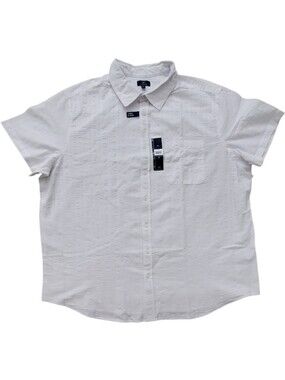 George Men's Short Sleeve Button-Down Shirt
